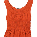 Ciao Lucia - Louisa Terracotta Cotton Top