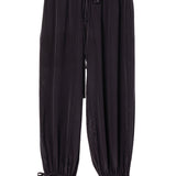 Ciao Lucia - Pauli Black Silk Pant