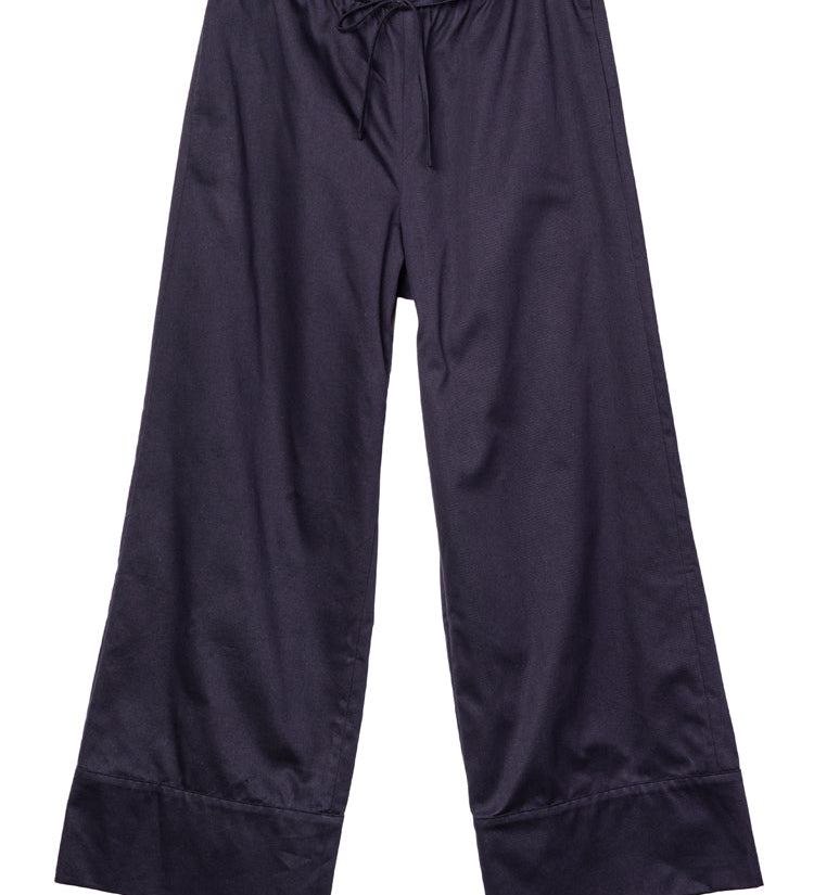 Ciao Lucia - Yuli Midnight Cotton Twill Pant