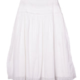 Ciao Lucia - Irati White Embroidered Cotton Skirt