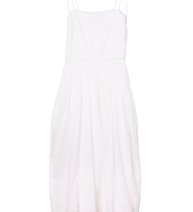 Ciao Lucia - Petra White Embroidered Cotton Dress