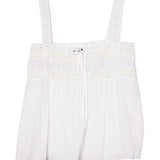 Ciao Lucia - Euri White Embroidered Cotton Top