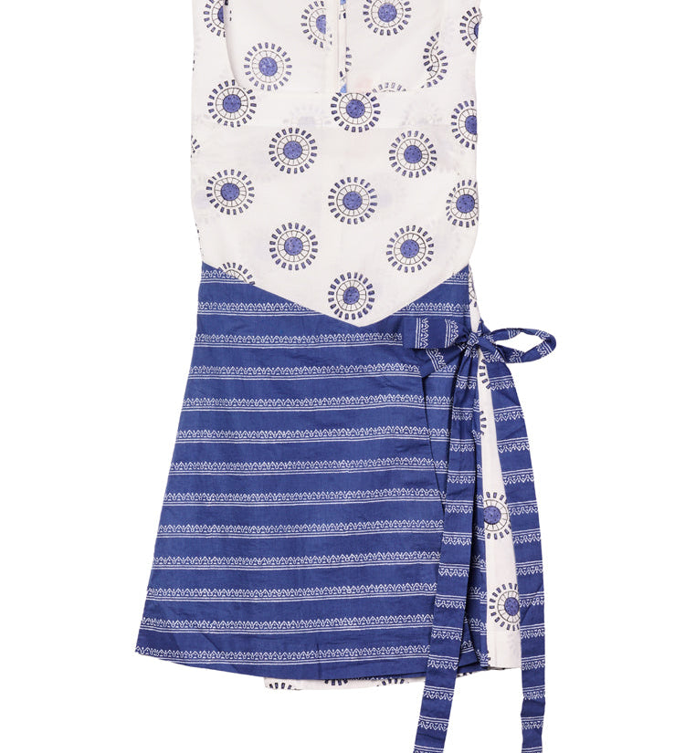 Ciao Lucia - Kimo Sundial Block Print Cotton Dress