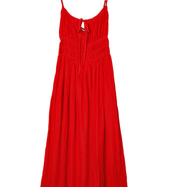 Ciao Lucia - Gabriela Chili Silky Satin Dress