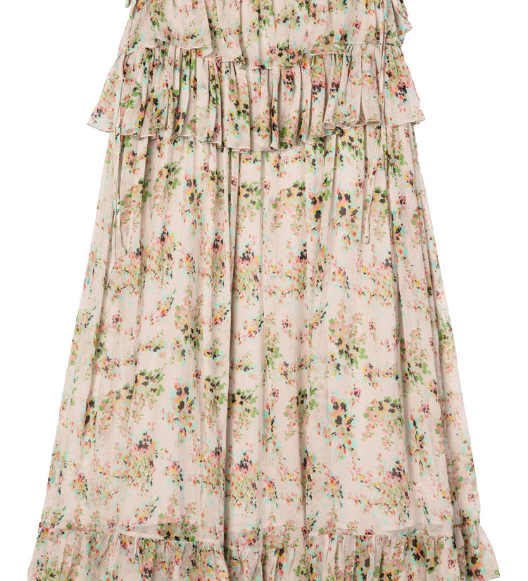 Ciao Lucia - Lerden Jardin Silk Chiffon Skirt