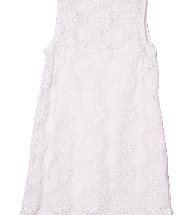 Ciao Lucia - Indus White Crochet Dress