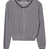 Ciao Lucia - Hydra Midnight Stripe Cardigan