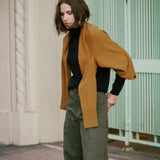 Jamie Haller - The Welt Pocket Cashmere Cardigan in Gold