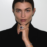 Dorsey - SPENCER, LAB RED SAPPHIRE RING, SILVER