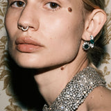 Dorsey - GWEN EARRINGS IN LAB EMERALD