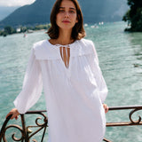 Ciao Lucia - Jonita White Cotton Voile Dress