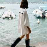 Ciao Lucia - Helena Dress White Cotton Poplin
