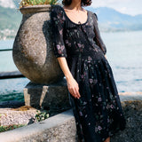 Ciao Lucia - Andrine Dress Wildflower Print Cotton Voile