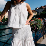 Ciao Lucia - Lexi Top White Cotton Poplin
