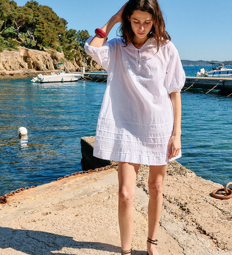 Ciao Lucia - Isobel White Cotton Voile Dress