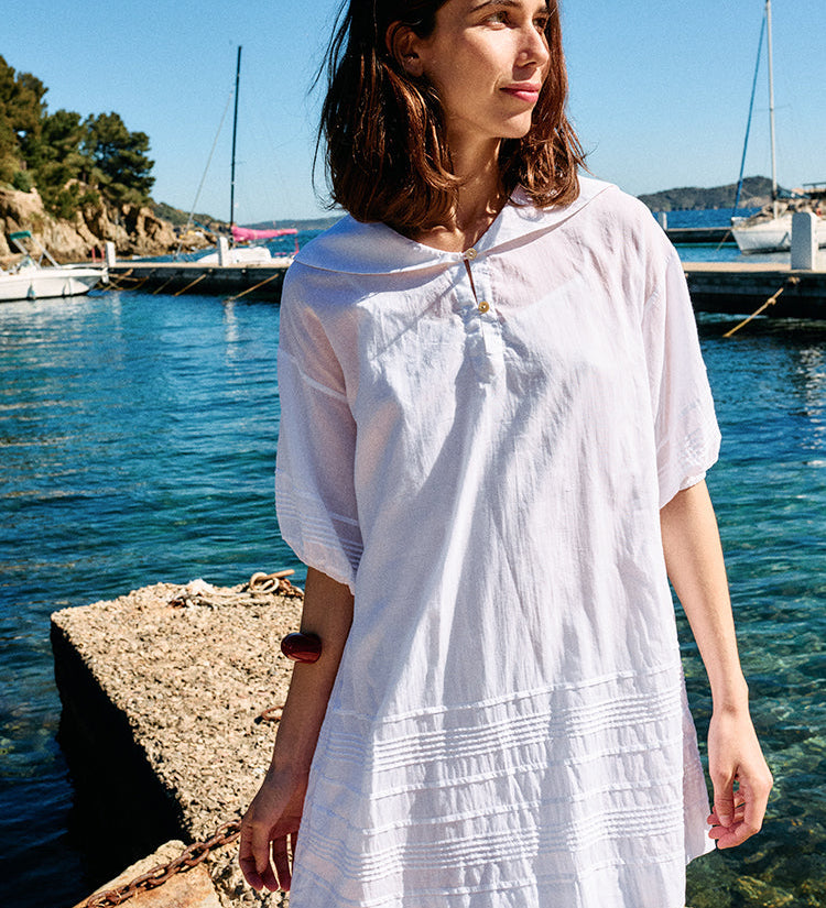 Ciao Lucia - Isobel White Cotton Voile Dress
