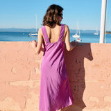 Ciao Lucia - Leticia Orchid Satin Dress