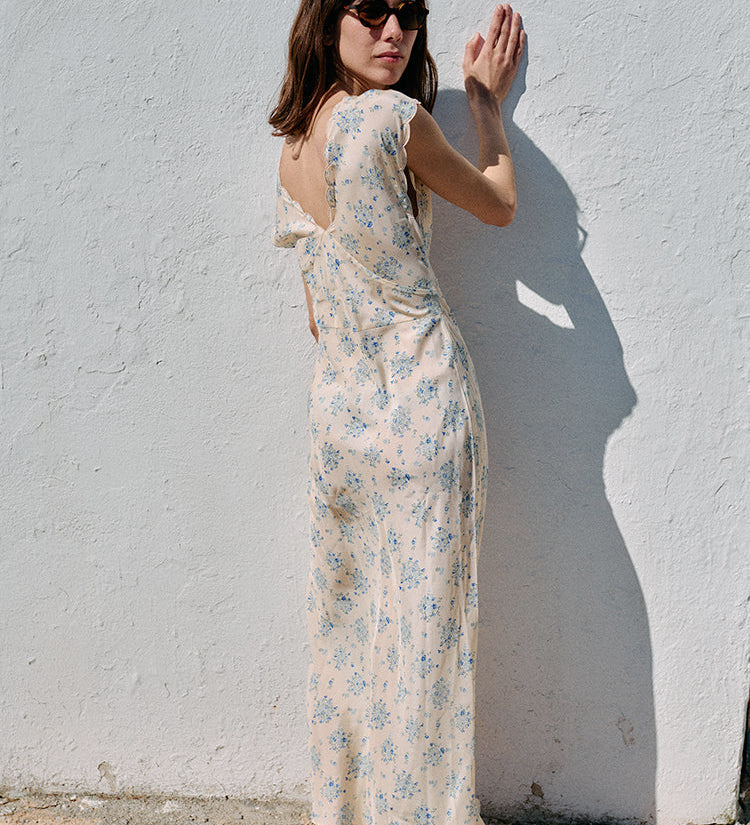 Ciao Lucia - Marja Ivory Silk Dress