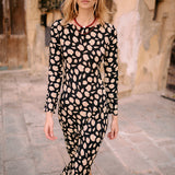 Ciao Lucia - Gaia Long Sleeve Midi Dress