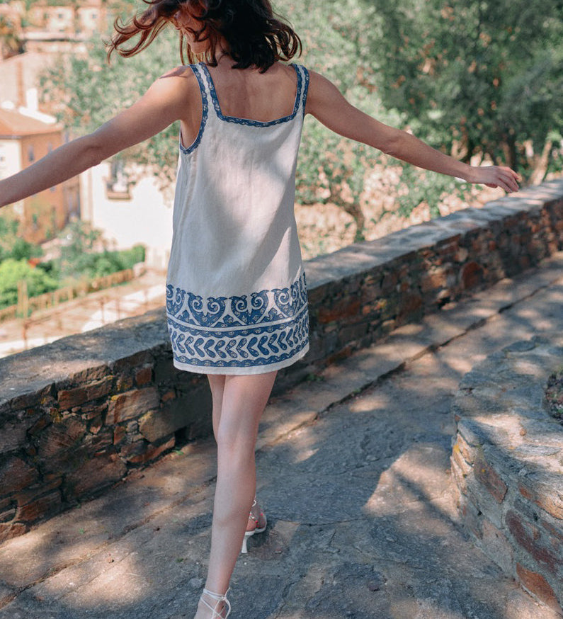 Ciao Lucia - Lissie Natural Linen Dress
