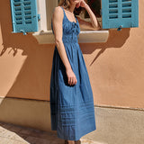 Ciao Lucia - Iris Midnight Cotton Dress