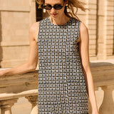 Ciao Lucia - Indus Solar Print Cotton Poplin Mini Dress