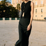 Ciao Lucia - Enea Knit Black Vest