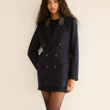 DÔEN - DUCCIO BLAZER -- MARIANNE PINSTRIPE