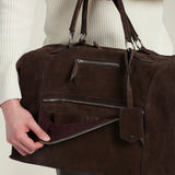 Métier - Vagabond Duffle Suede Chocolate