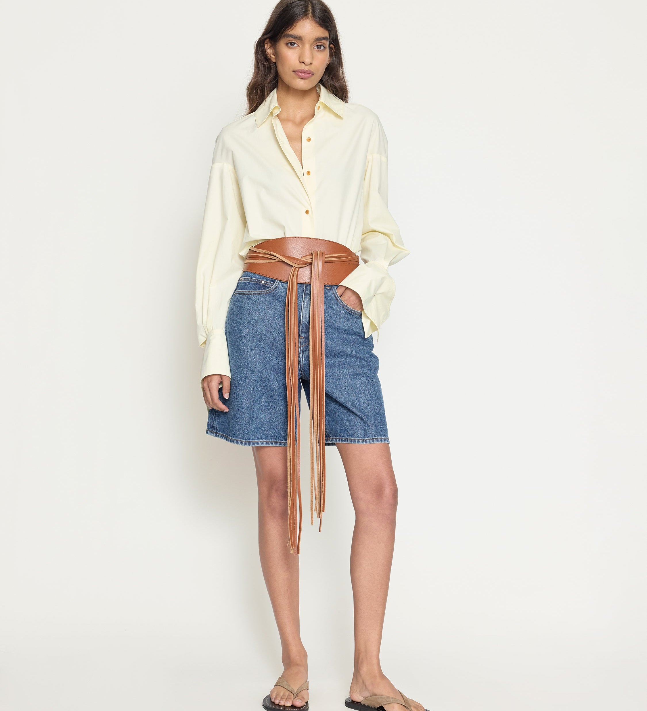 OSSOU - Dune Short in Horizon Wash