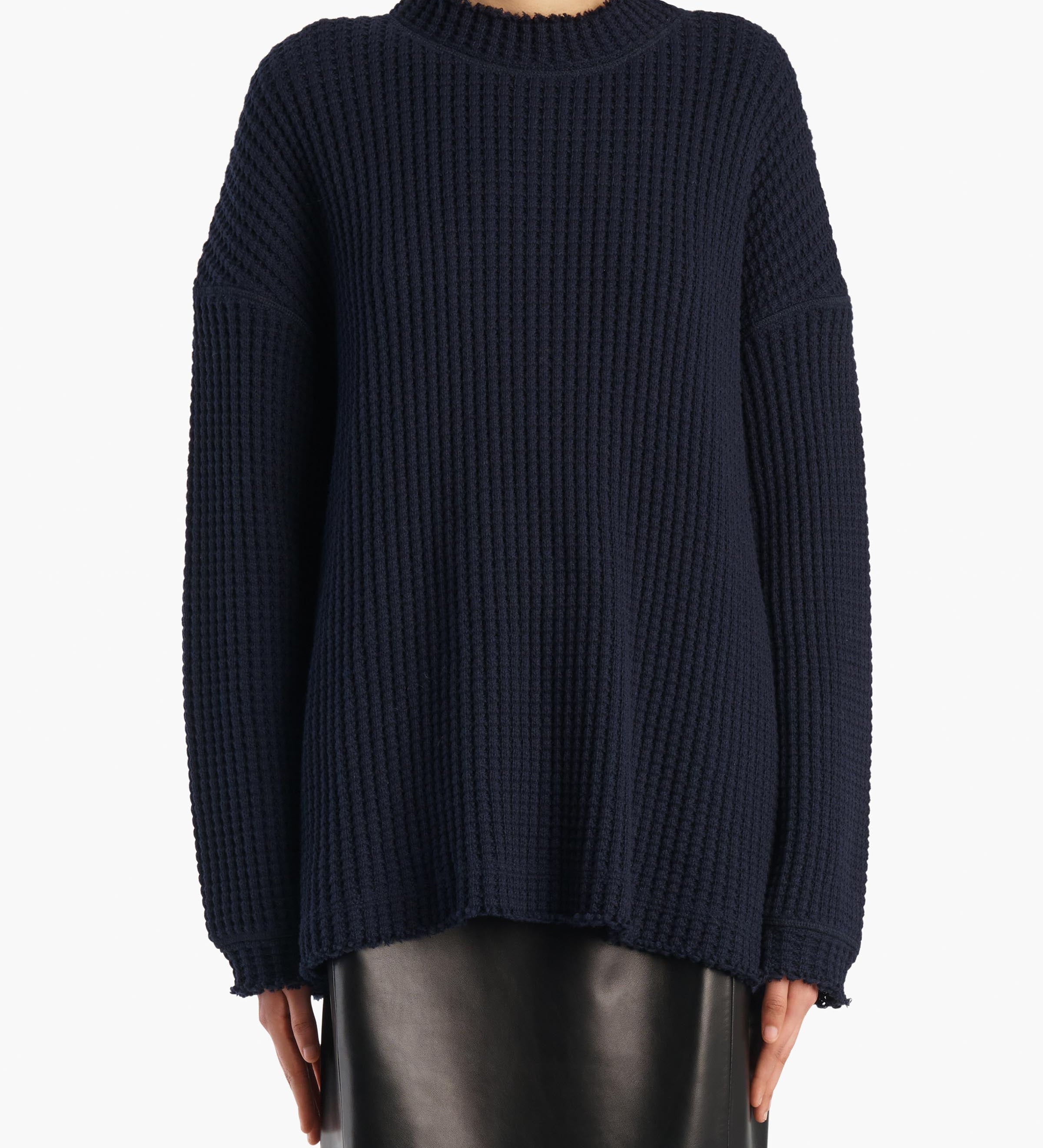 Khaite - Dylan Top in Dark Navy