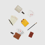 Metier - Playing Cards and Deck of Cards Case Set Smooth Calfskin Pollen