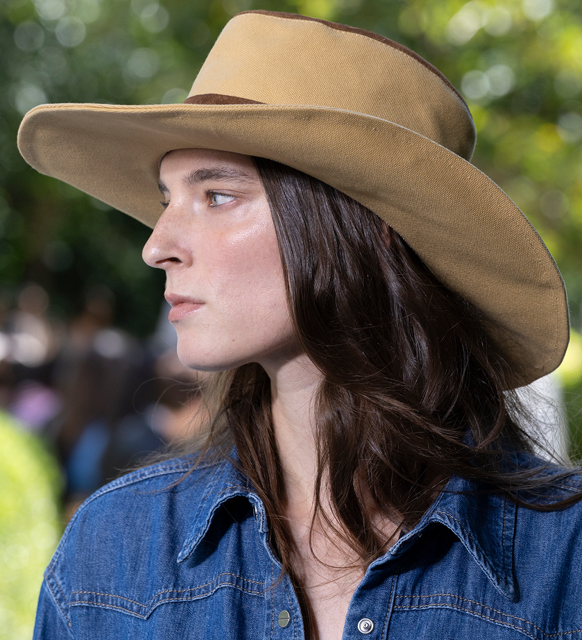 TWP - Santa Teresa Hat in Duck Canvas / Leather