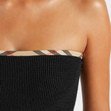 Hunza G x Burberry - Burberry x Hunza G Devyn Skirt/Top - Black/Check