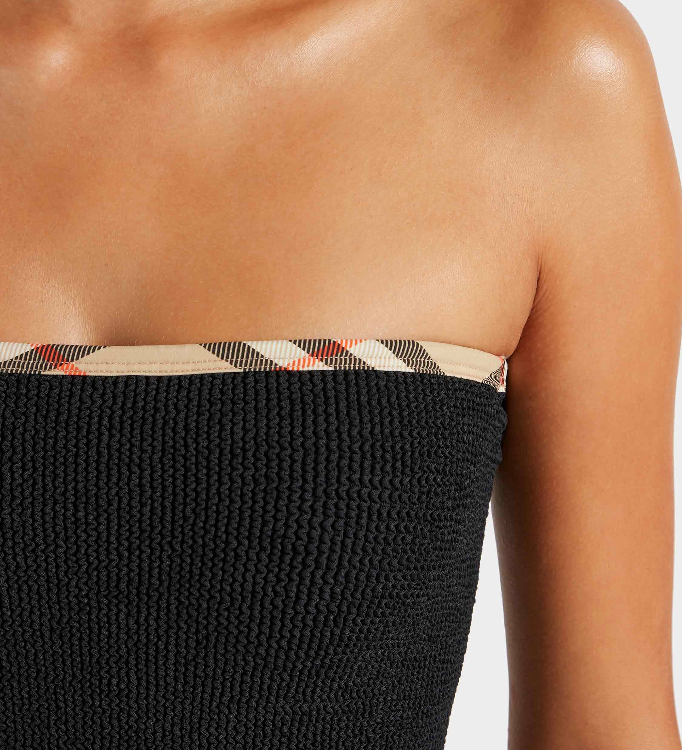 Hunza G x Burberry - Burberry x Hunza G Devyn Skirt/Top - Black/Check