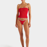 Hunza G x Burberry - Burberry x Hunza G Devyn Skirt/Top - Red/Check