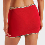 Hunza G x Burberry - Burberry x Hunza G Devyn Skirt/Top - Red/Check