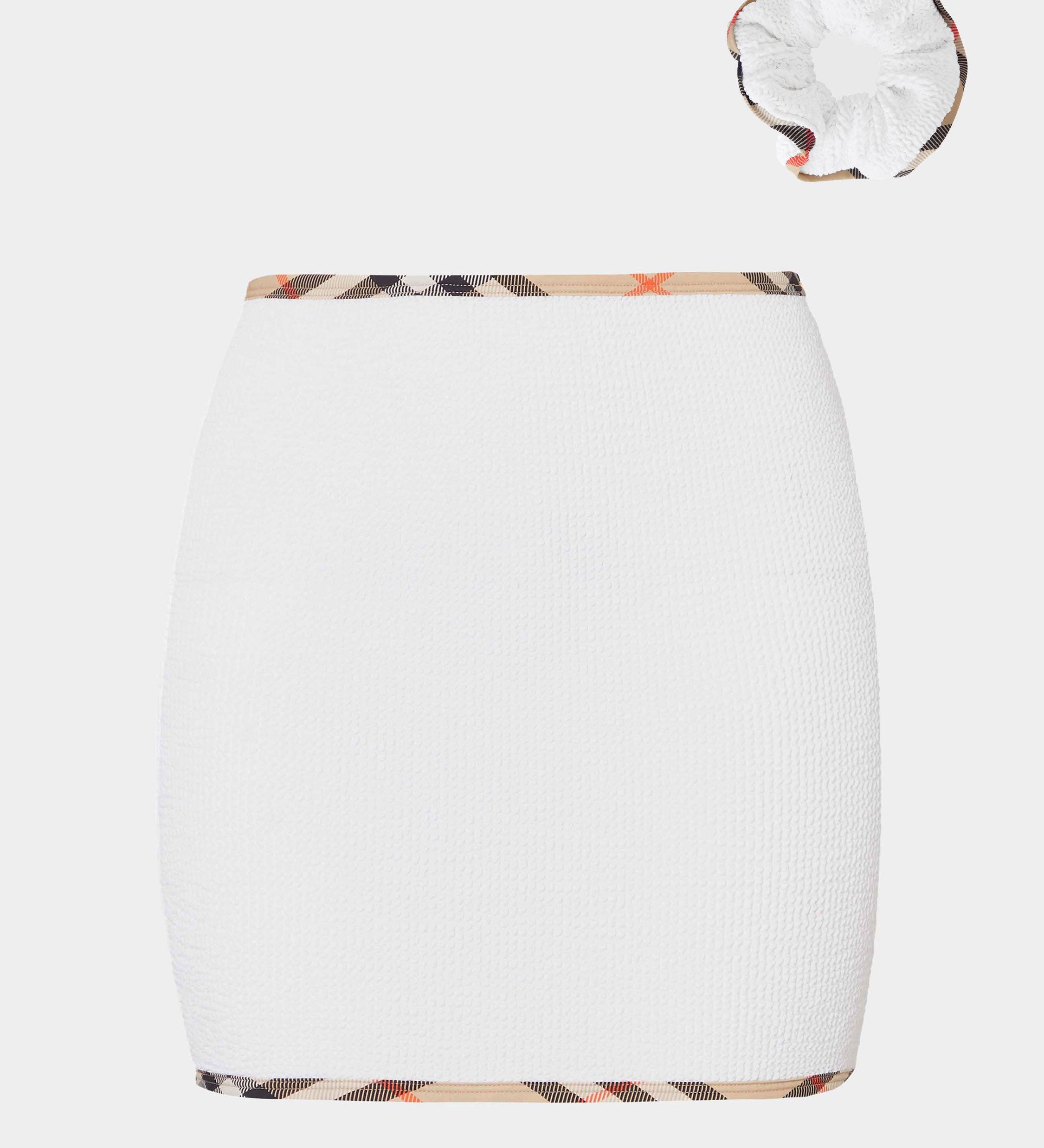 Hunza G x Burberry - Burberry x Hunza G Devyn Skirt/Top - White/Check