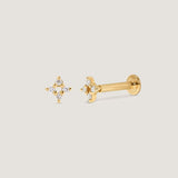 Kinn - Diamond Star Stud Piercing Earring
