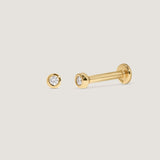 Kinn - Diamond Stud Piercing Earring