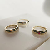 Kinn - Amelia September Birthstone Dome Ring Sapphire