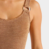 Hunza G x Burberry - Burberry x Hunza G Domino Swim - Metallic Cocoa/Check