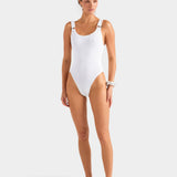 Hunza G x Burberry - Burberry x Hunza G Domino Swim - White/Check
