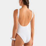 Hunza G x Burberry - Burberry x Hunza G Domino Swim - White/Check