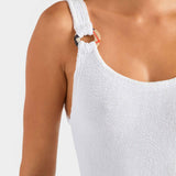 Hunza G x Burberry - Burberry x Hunza G Domino Swim - White/Check