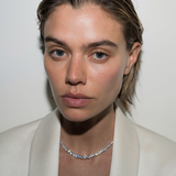 Dorsey - CAMPBELL RIVIÈRE NECKLACE IN LAB WHITE SAPPHIRE