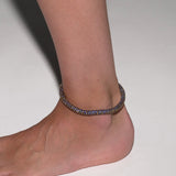 Dorsey - CELESTE ANKLET, LAB BLUE SAPPHIRE, GOLD