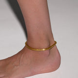 Dorsey - PETITE CASTA ANKLET, GOLD