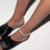 Dorsey - CELESTE ANKLET, LAB WHITE SAPPHIRE, SILVER