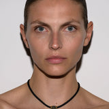 Dorsey - YVES NANO ONYX PARACORD NECKLACE, NOIR